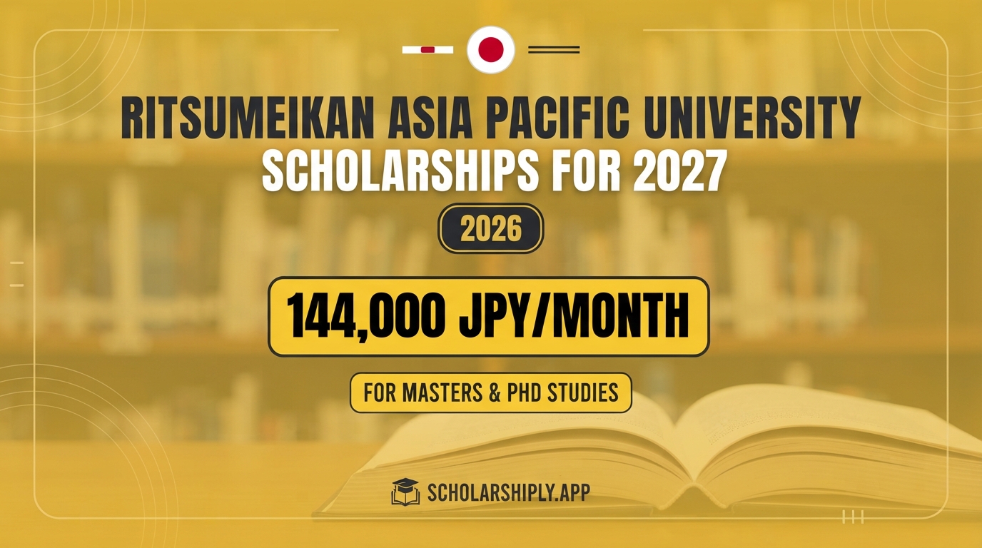 Ritsumeikan Asia Pacific University scholarships for 2027
