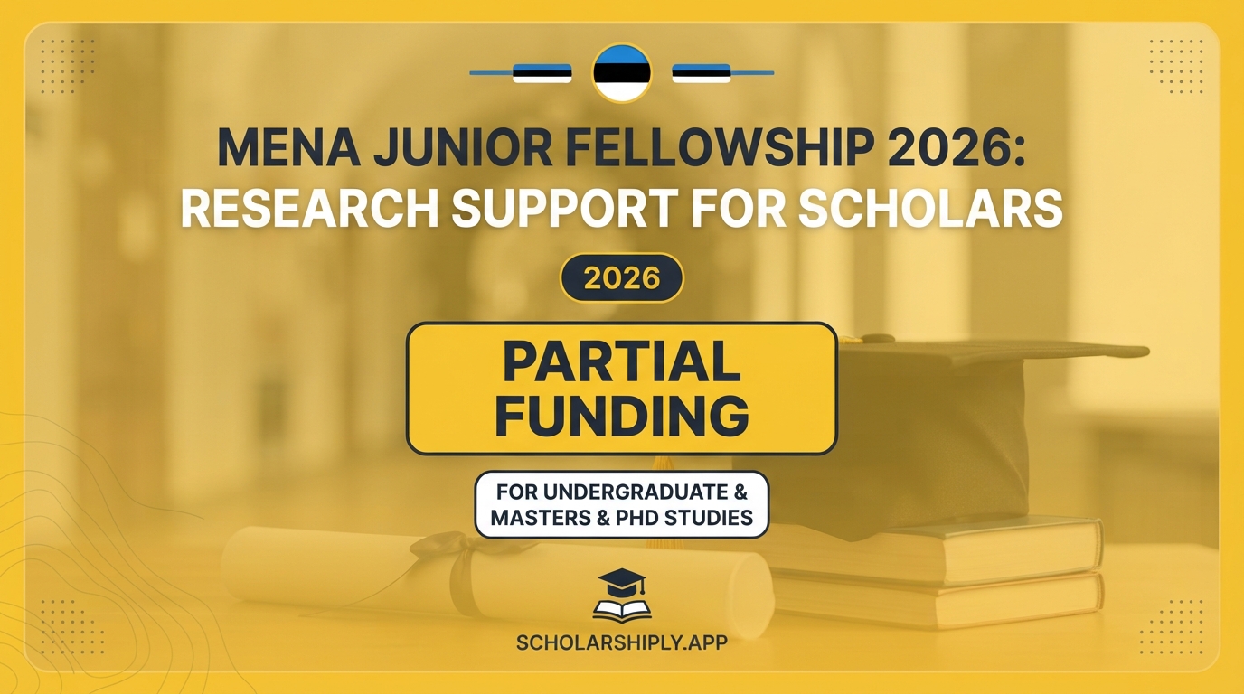 MENA Junior Fellowship 2026: Research Support for Scholars