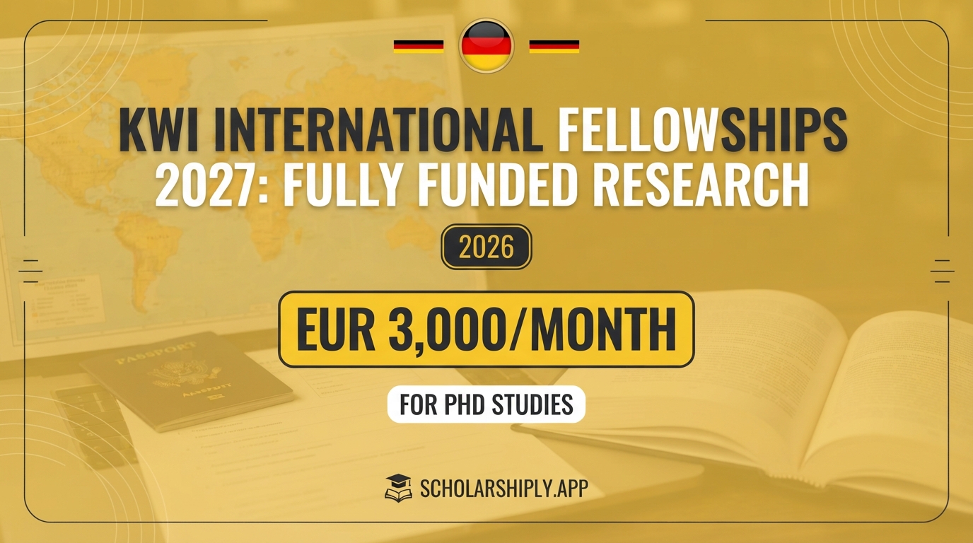 KWI International Fellowships 2027: Fully Funded Research