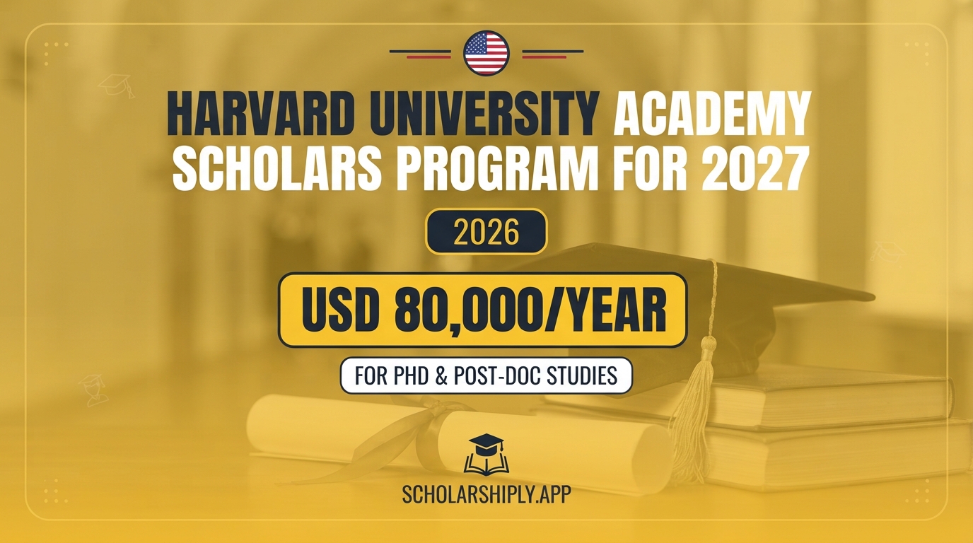 Harvard University Academy Scholars Program for 2027