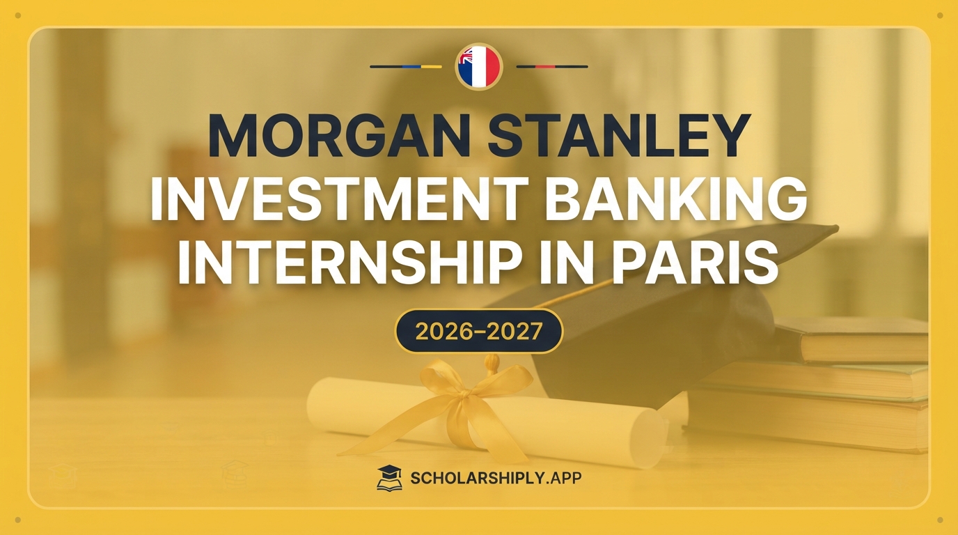 Morgan Stanley Investment Banking Internship in Paris