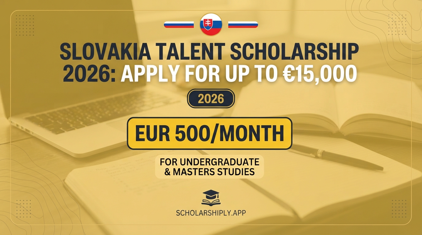 Slovakia Talent Scholarship 2026: Apply for Up to €15,000