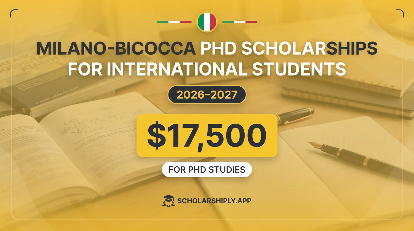 Milano-Bicocca PhD scholarships for international students