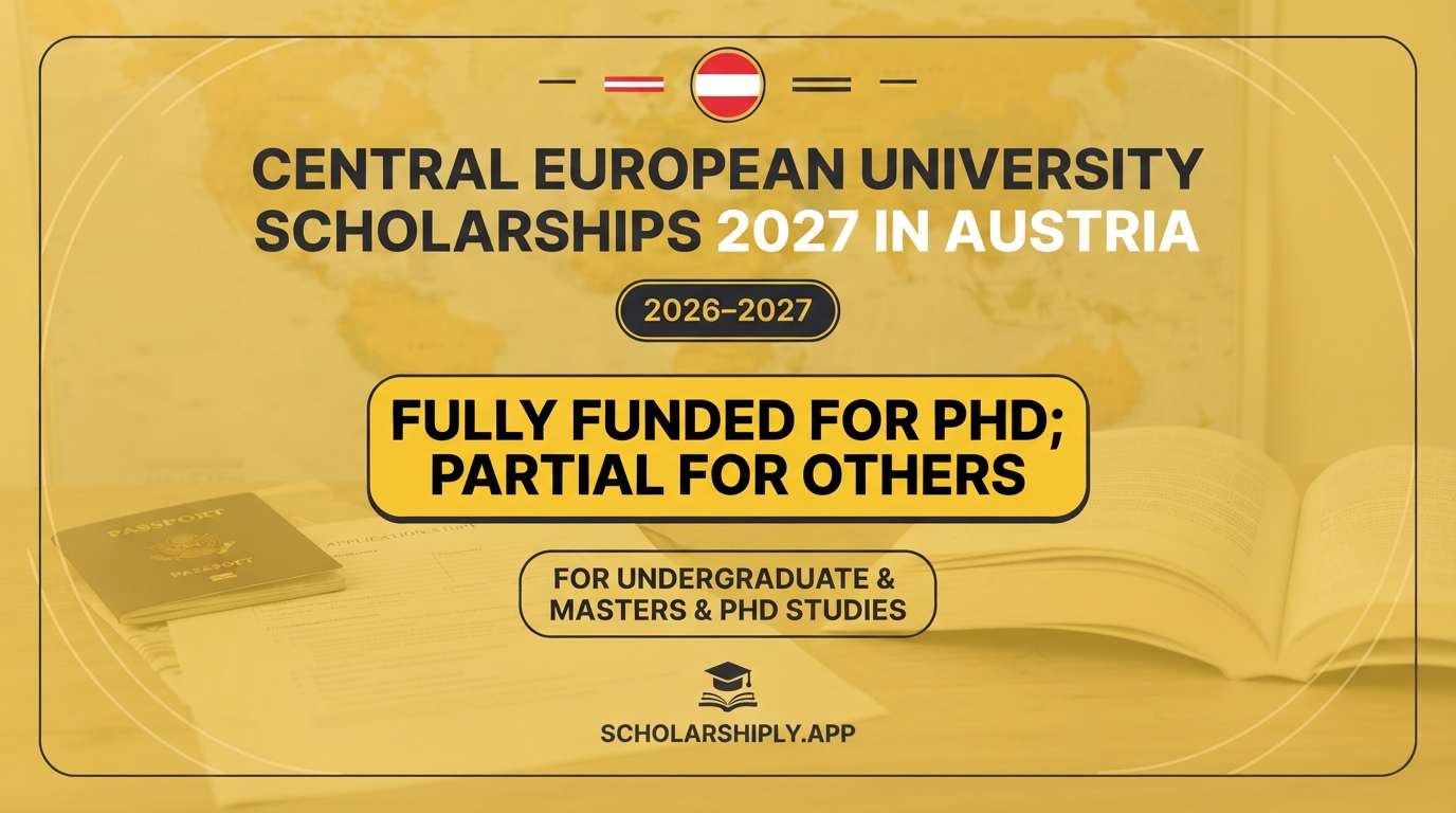 Central European University scholarships 2027 in Austria