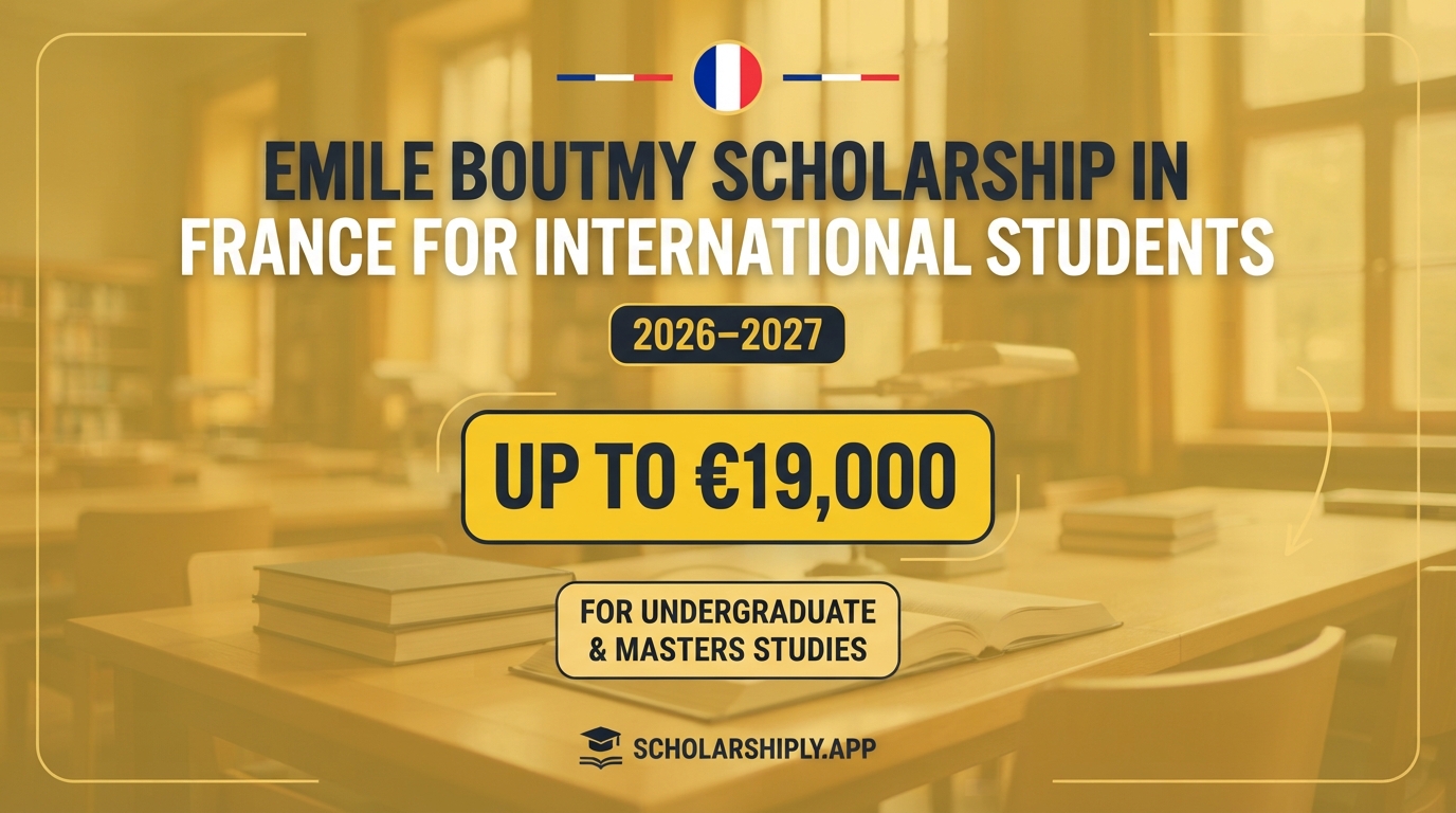Emile Boutmy Scholarship in France for International Students
