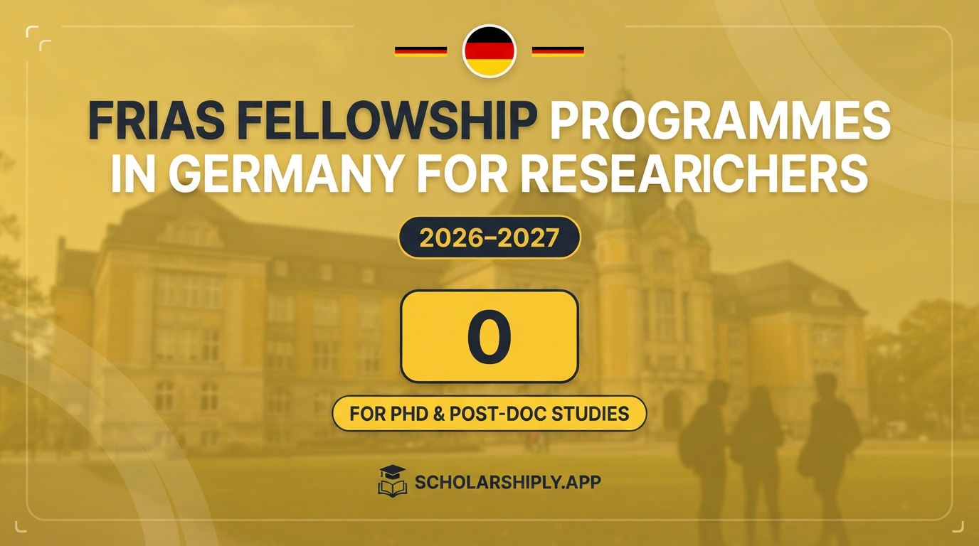 FRIAS Fellowship Programmes in Germany for Researchers