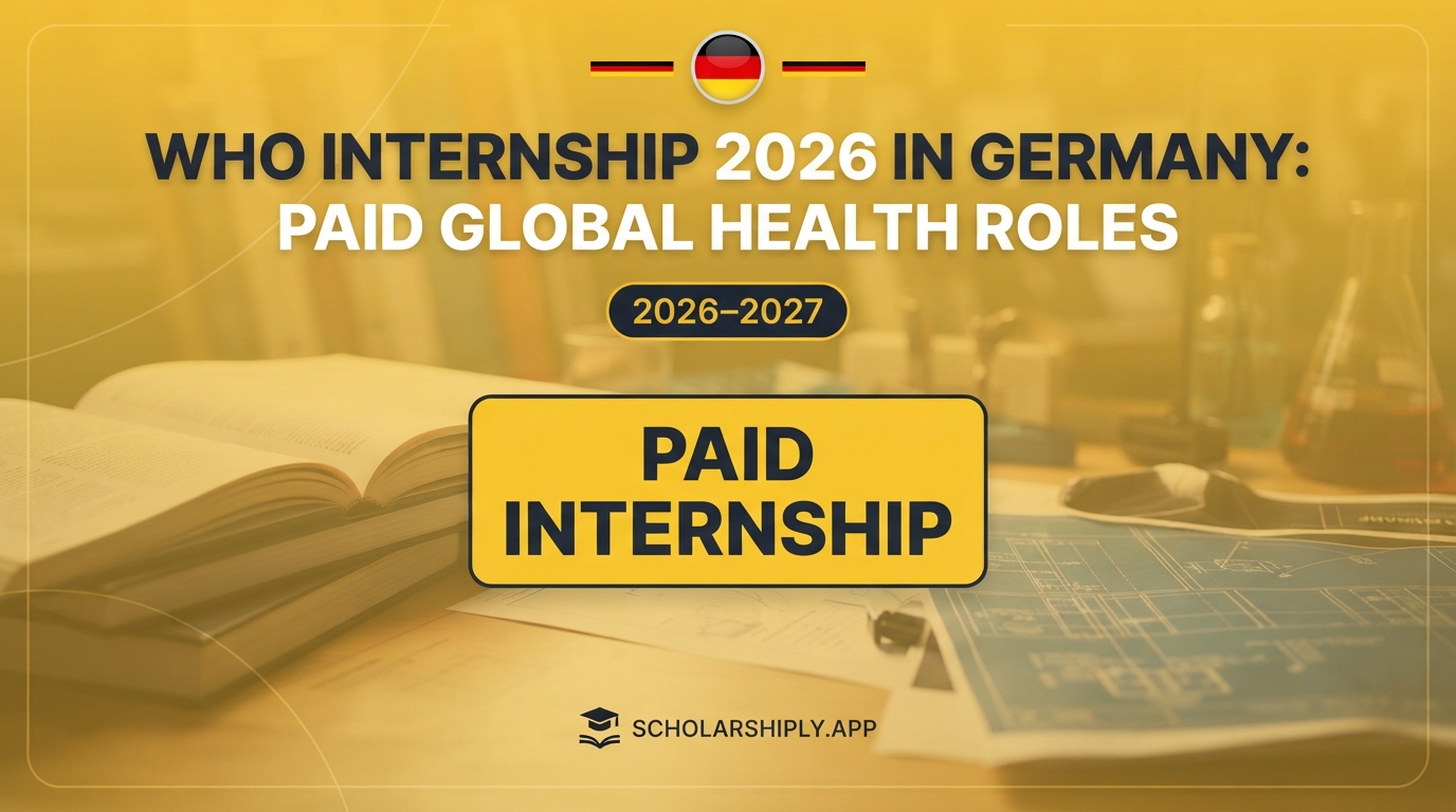 WHO Internship 2026 in Germany: Paid Global Health Roles