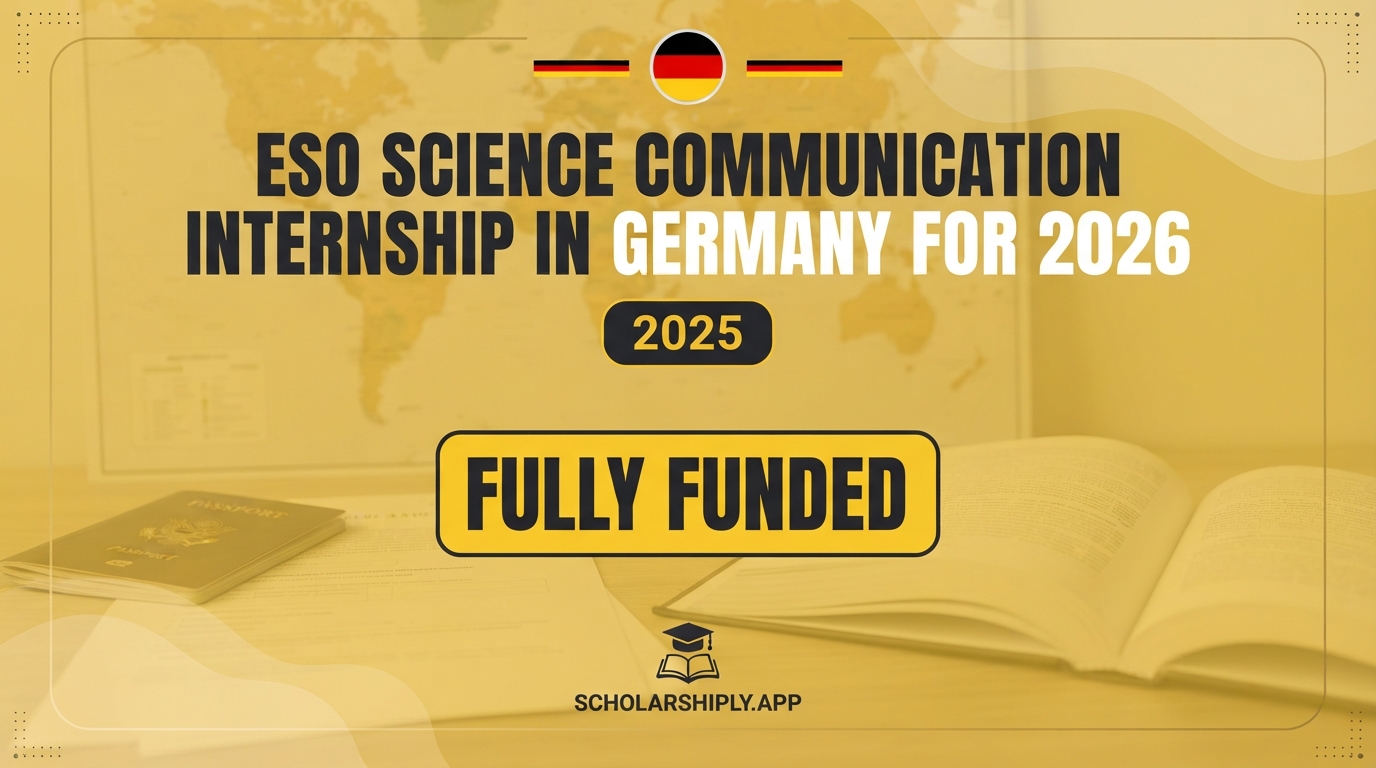 ESO Science Communication Internship in Germany for 2026