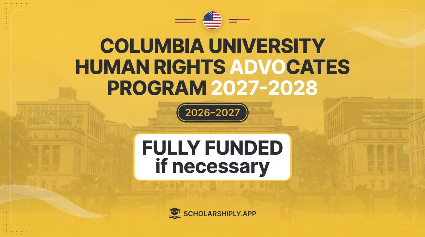Columbia University Human Rights Advocates Program 2027-2028