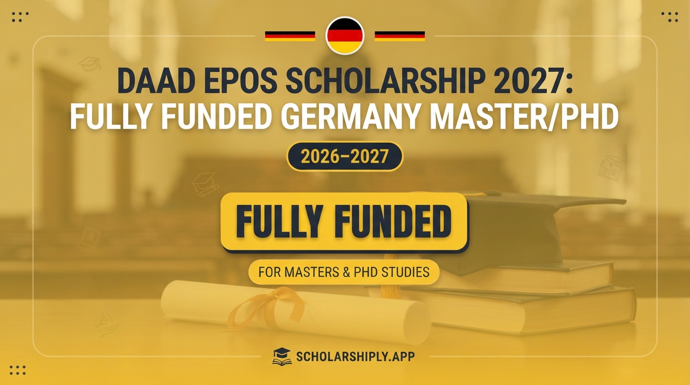 DAAD EPOS Scholarship 2027: Fully Funded Germany Master/PhD