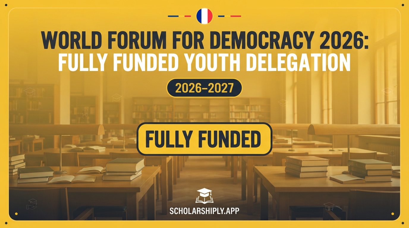World Forum for Democracy 2026: Fully Funded Youth Delegation