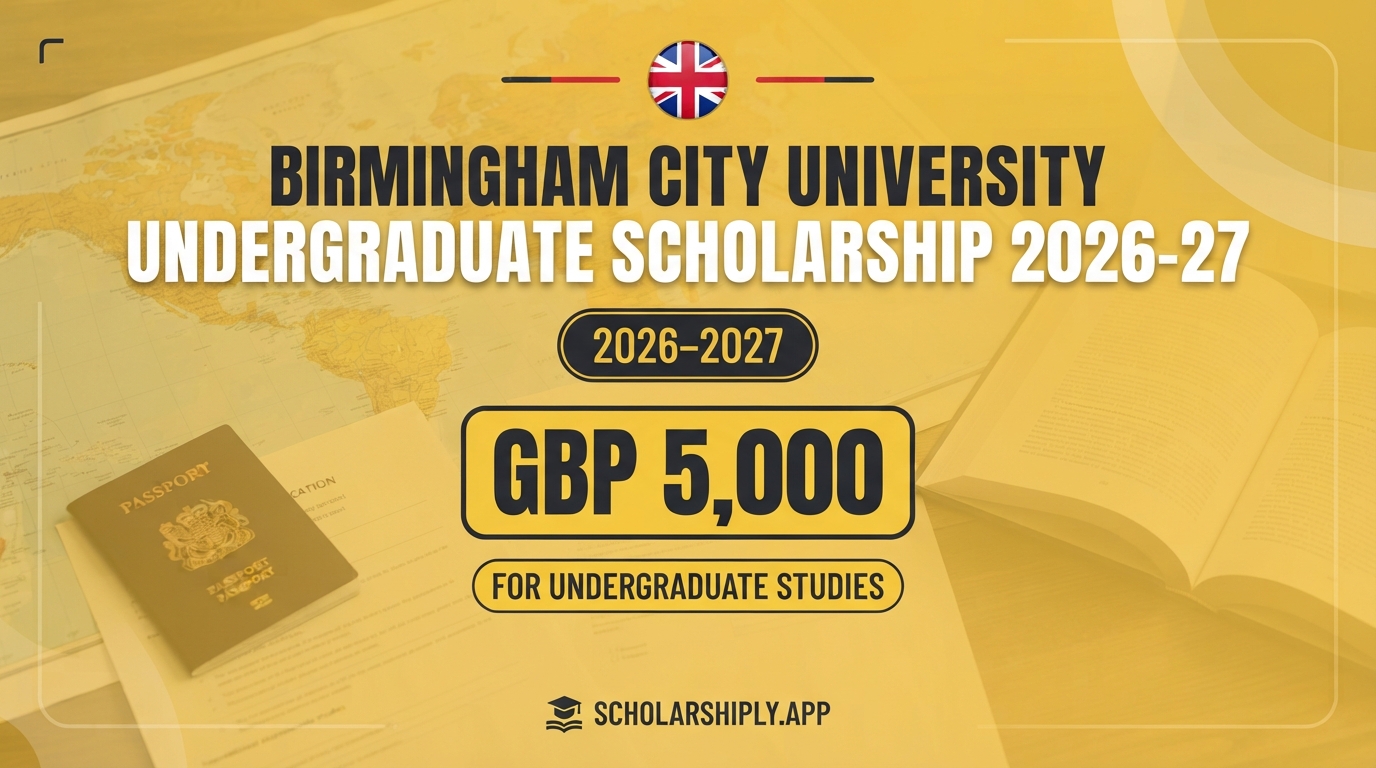 Birmingham City University Undergraduate Scholarship 2026-27