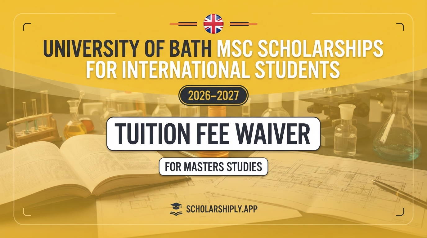 University of Bath MSc Scholarships for International Students