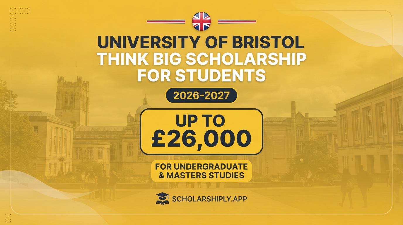 University of Bristol Think Big Scholarship for Students
