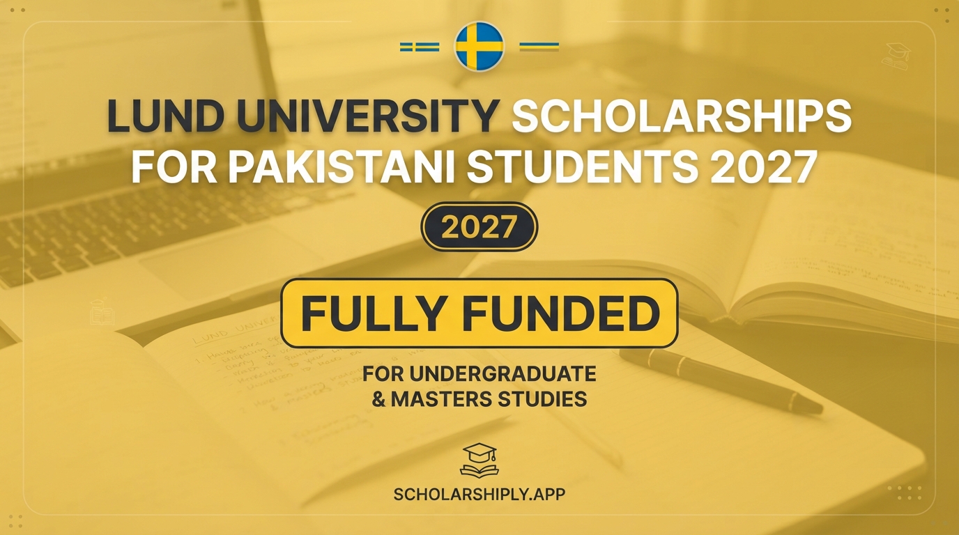 Lund University Scholarships for Pakistani Students 2027