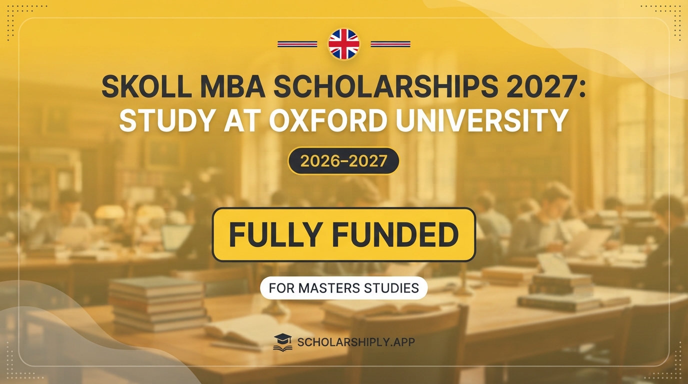 Skoll MBA Scholarships 2027: Study at Oxford University
