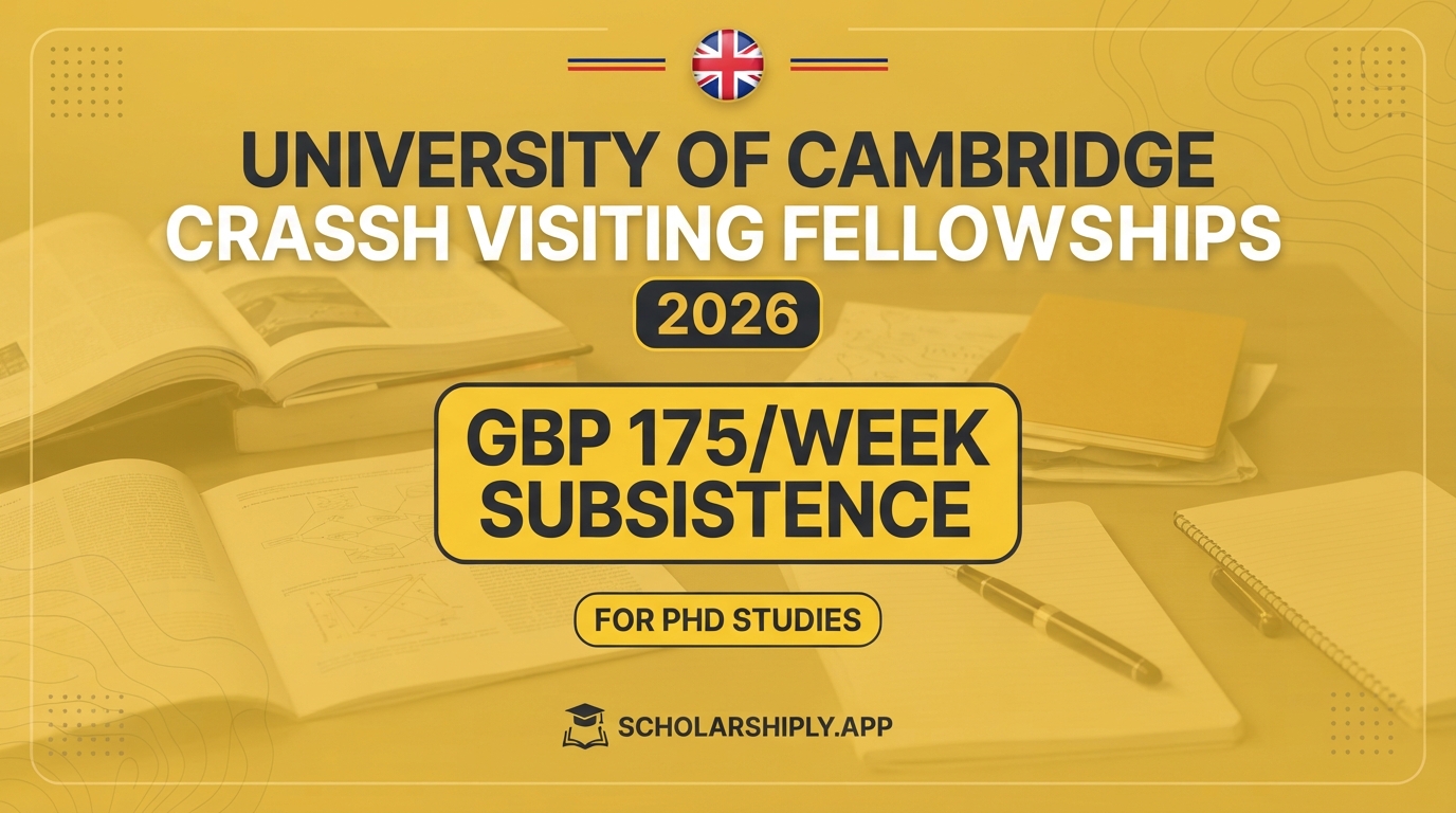 University of Cambridge CRASSH Visiting Fellowships 2026