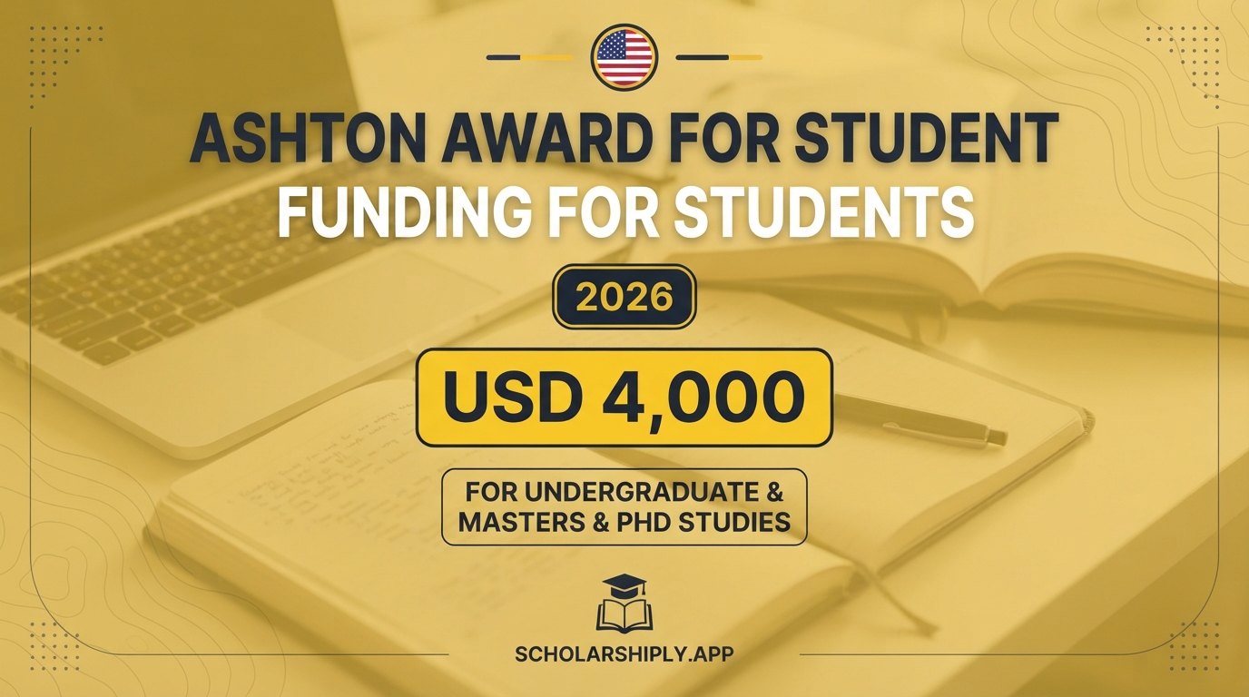 Ashton Award for Student Research: A Guide for International Applicants