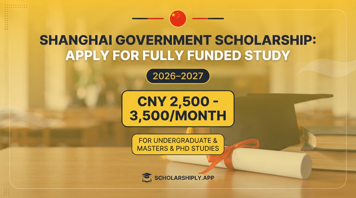 Shanghai Government Scholarship: Apply for Fully Funded Study