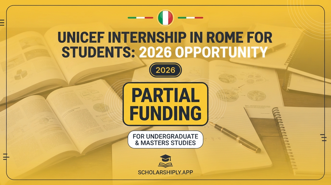 UNICEF internship in Rome for students: 2026 Opportunity