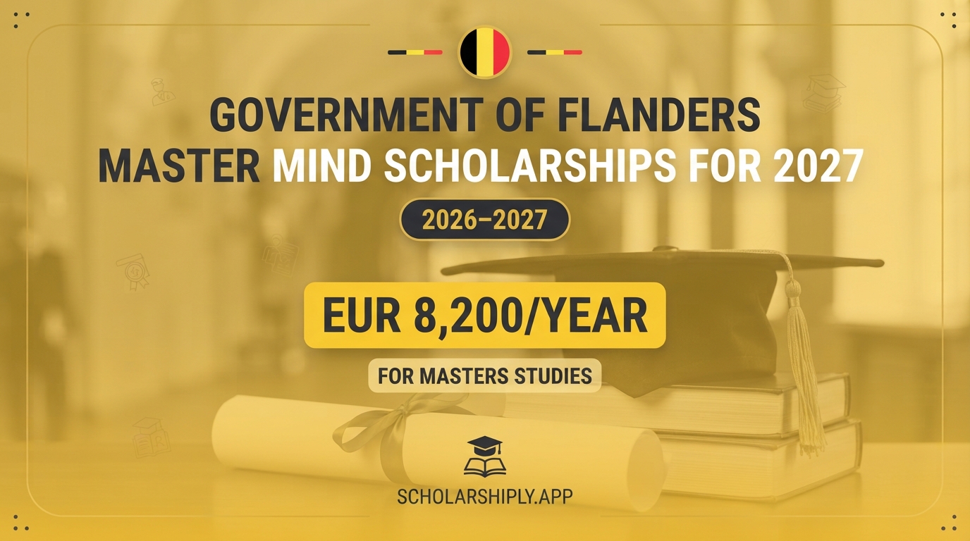 Government of Flanders Master Mind Scholarships 2027