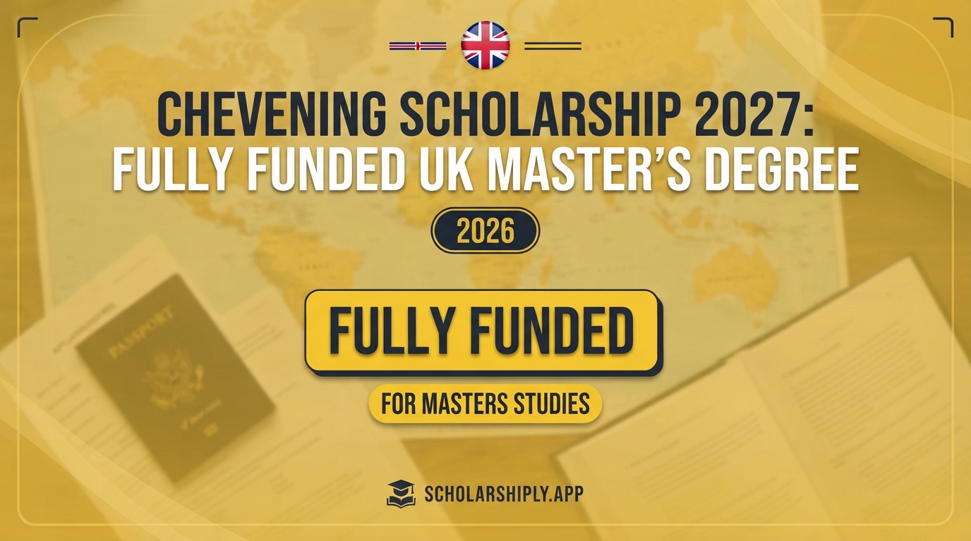 Chevening Scholarship 2027: Fully Funded UK Master's Degree