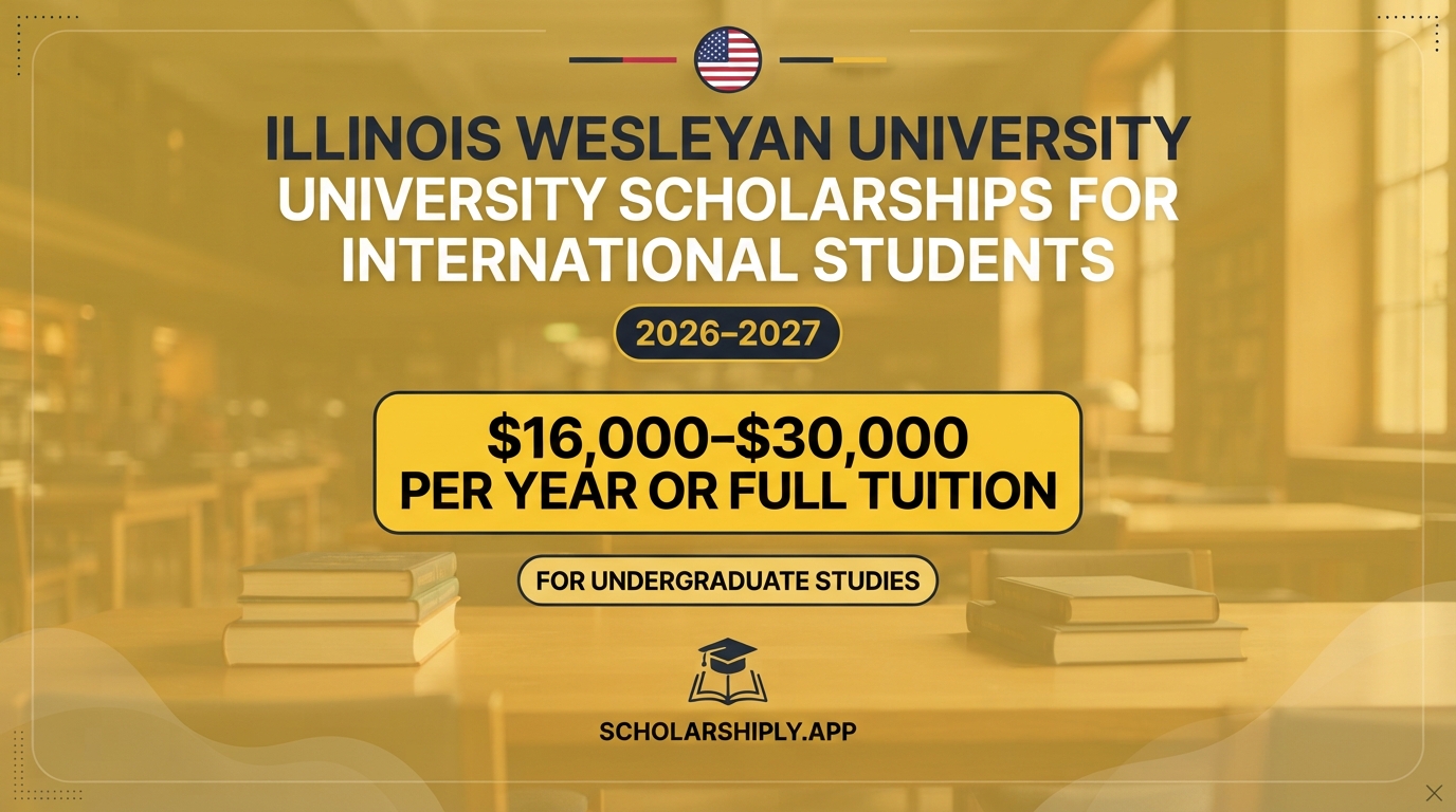 Illinois Wesleyan University scholarships for international students