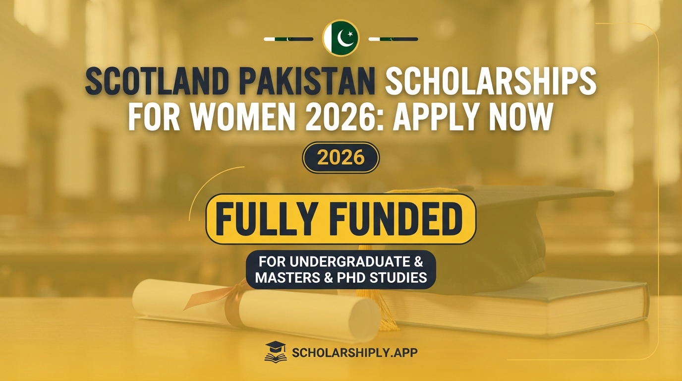 Scotland Pakistan Scholarships for women 2026: Apply Now