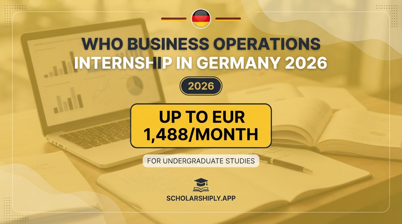 WHO Business Operations Internship in Germany 2026