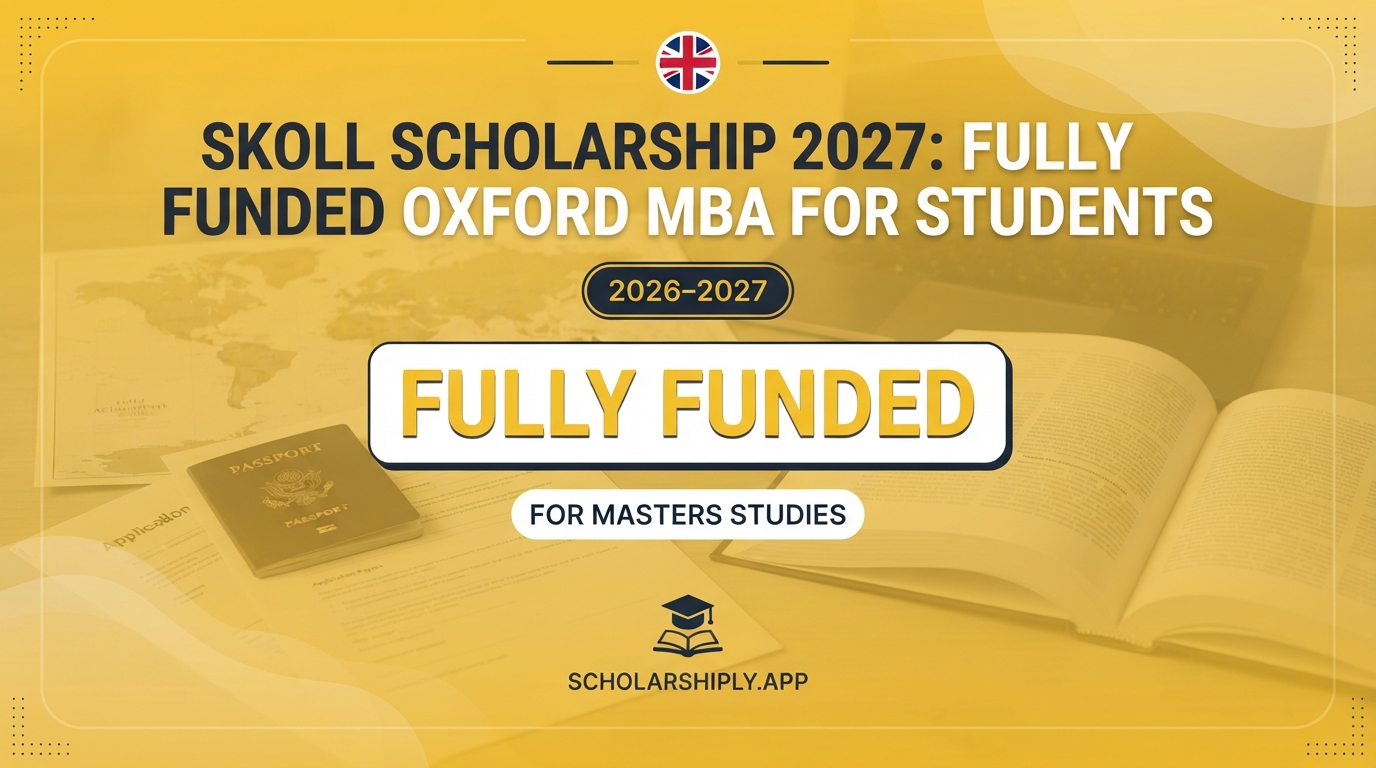 Skoll Scholarship 2027: Fully Funded Oxford MBA for Social Entrepreneurs