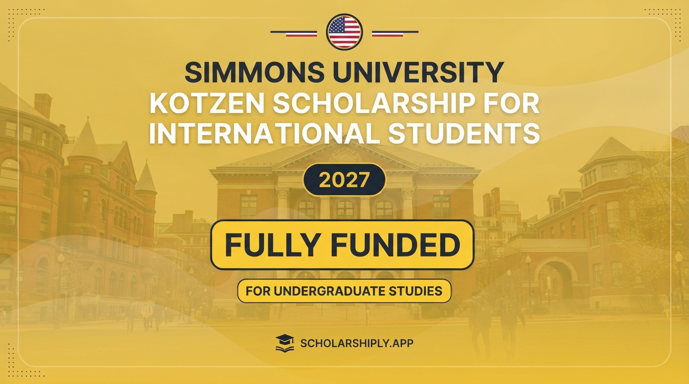 Simmons University Kotzen Scholarship for international students