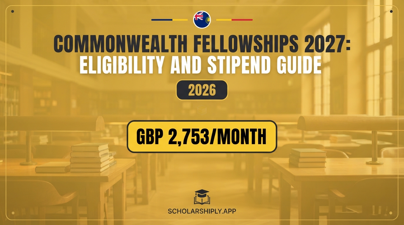 Commonwealth Fellowships 2027: Eligibility and Stipend Guide