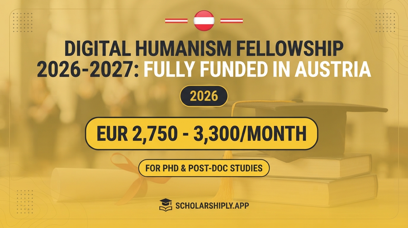 Digital Humanism Fellowship 2026-2027: Fully Funded in Austria