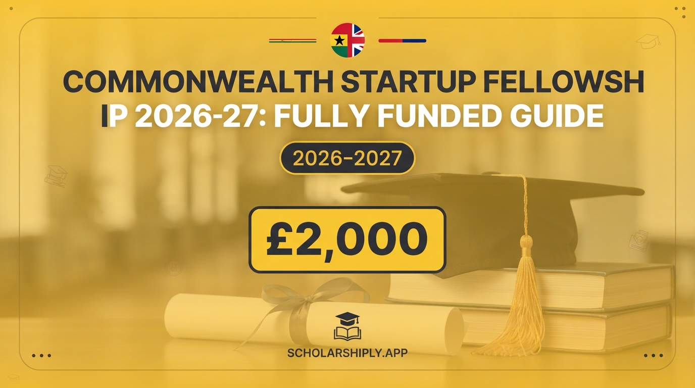 Commonwealth Startup Fellowship 2026-27: Fully Funded Guide