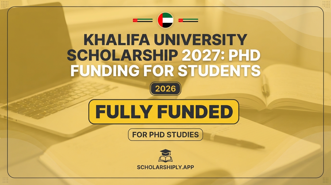 Khalifa University Scholarship 2027: PhD Funding for Students