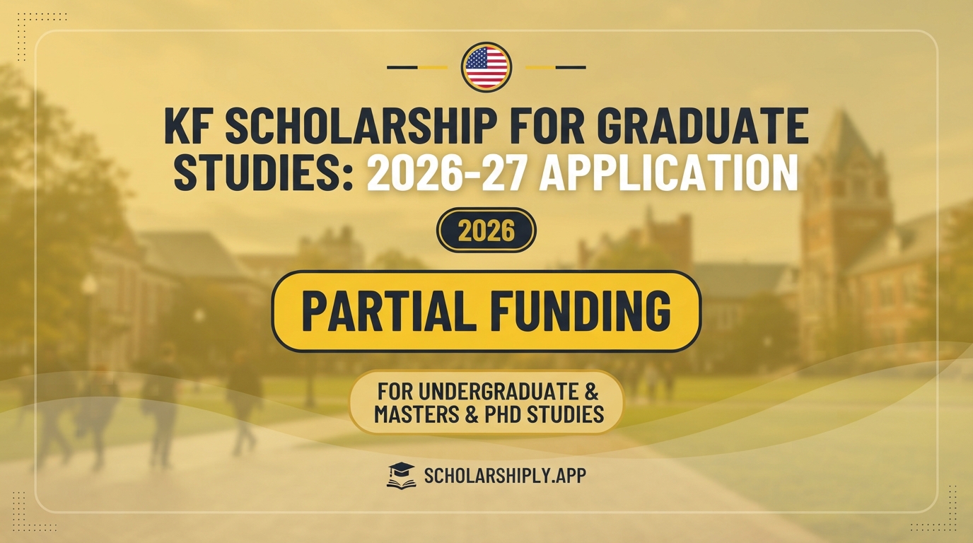 KF Scholarship for Graduate Studies: 2026-27 Application