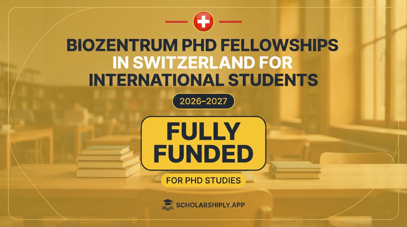 Biozentrum PhD fellowships in Switzerland for international students