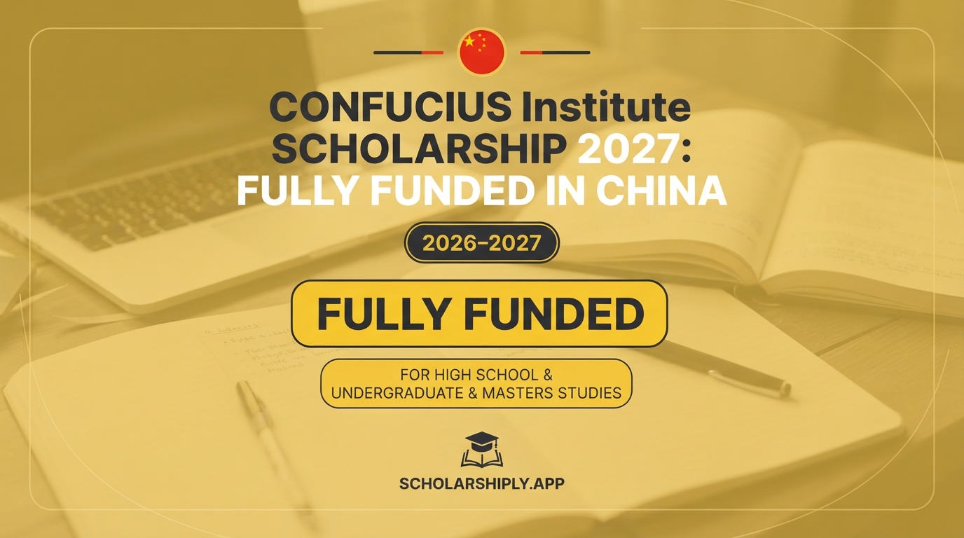Confucius Institute Scholarship 2027: Fully Funded in China