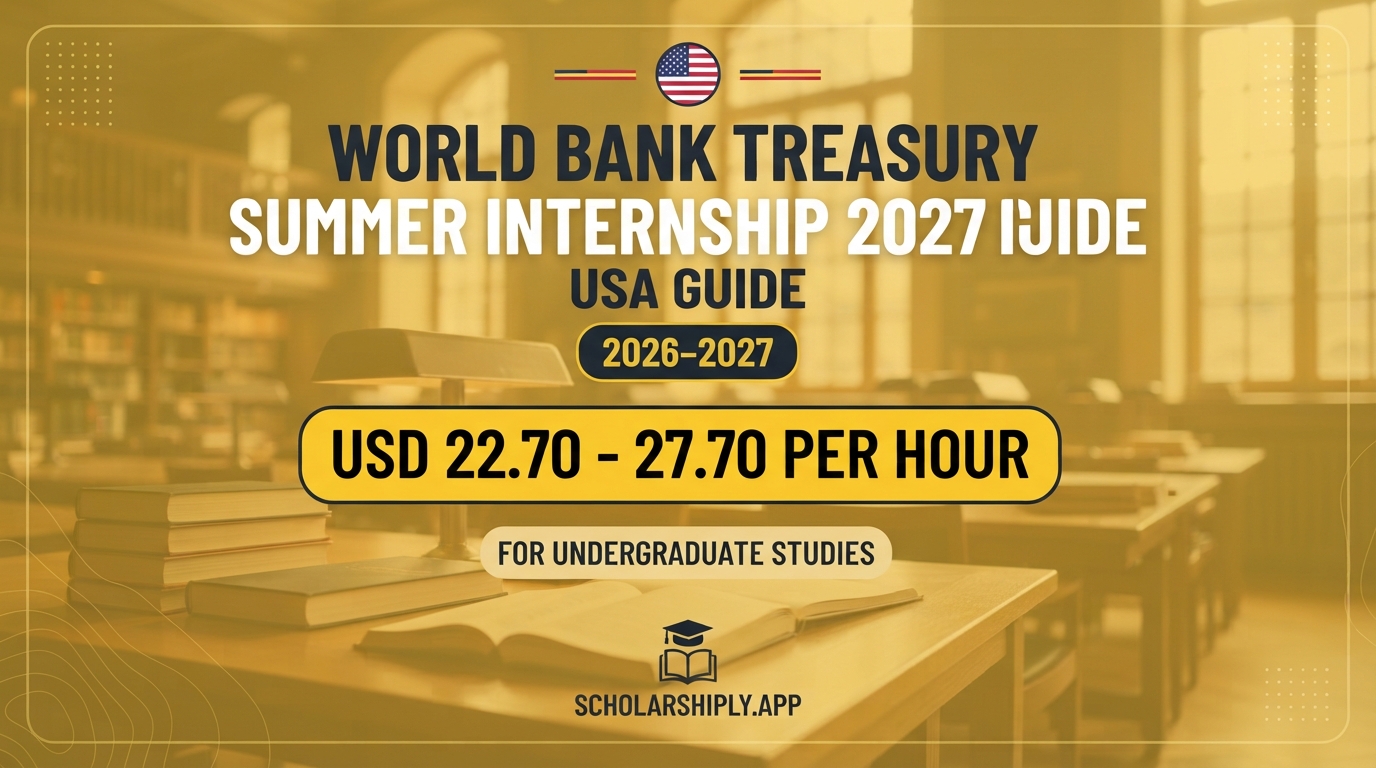 World Bank Treasury Summer Internship 2027 in USA