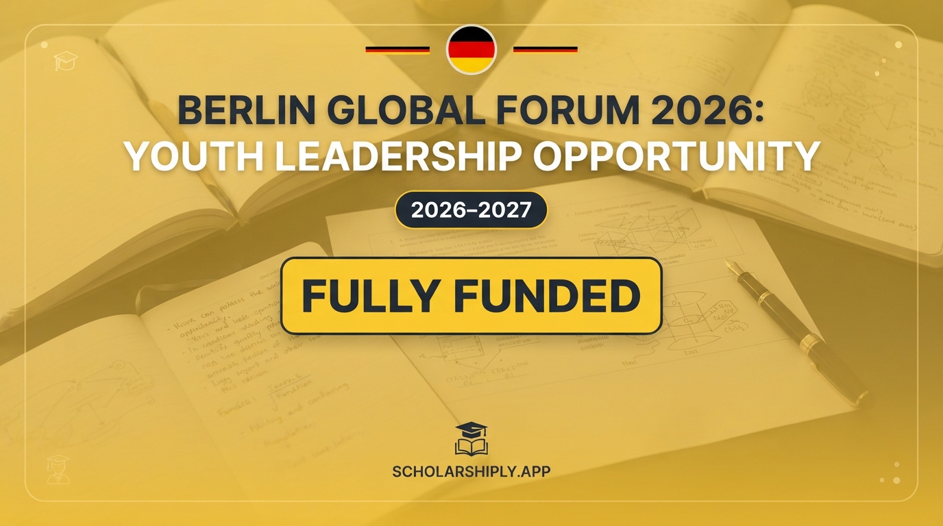 Berlin Global Forum 2026: Youth Leadership Opportunity