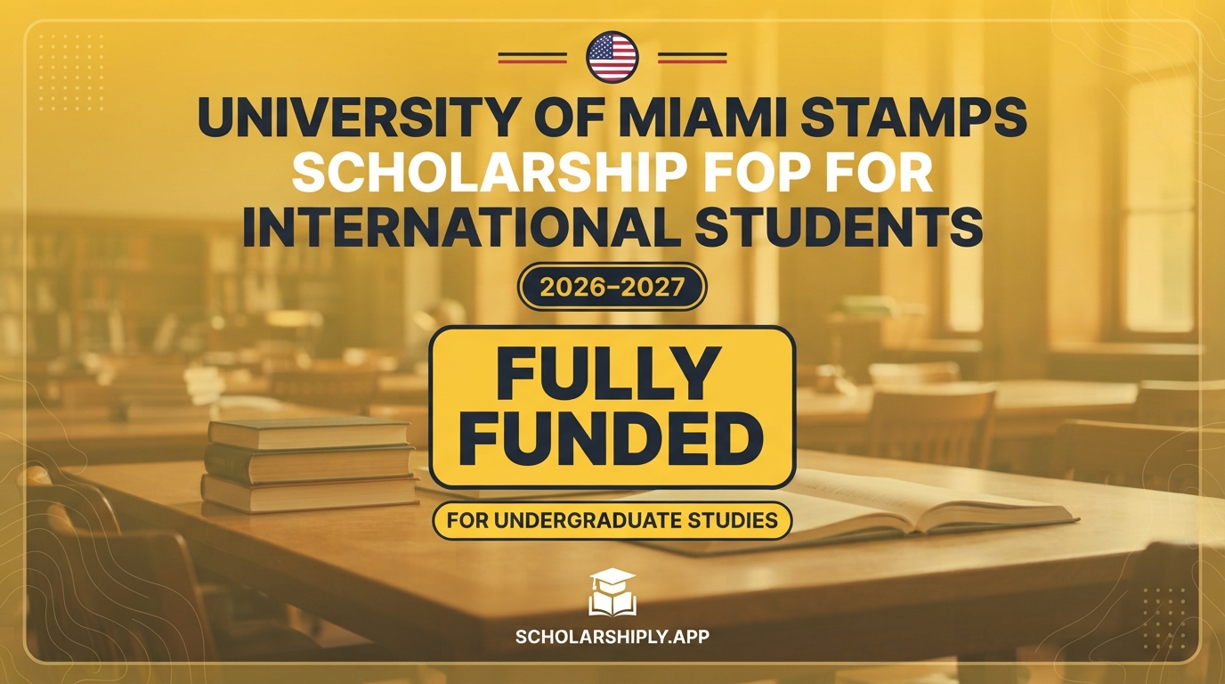 University of Miami Stamps Scholarship for International Students