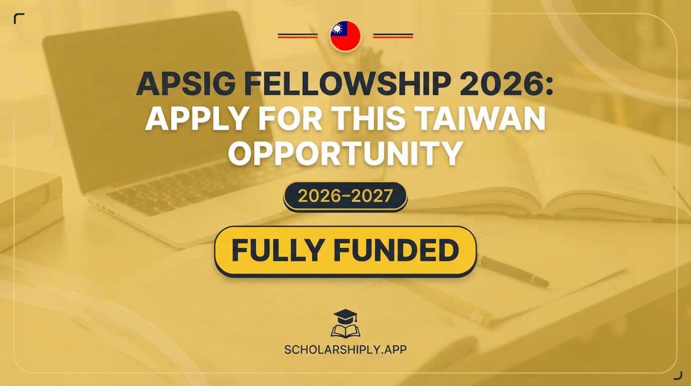 APSIG Fellowship 2026: Apply for This Taiwan Opportunity