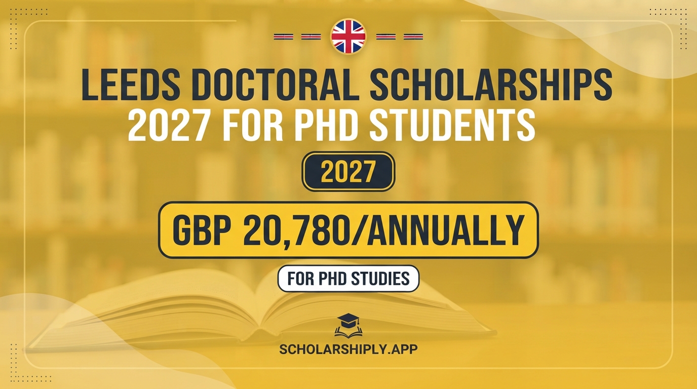 Leeds Doctoral Scholarships 2027 for PhD Students