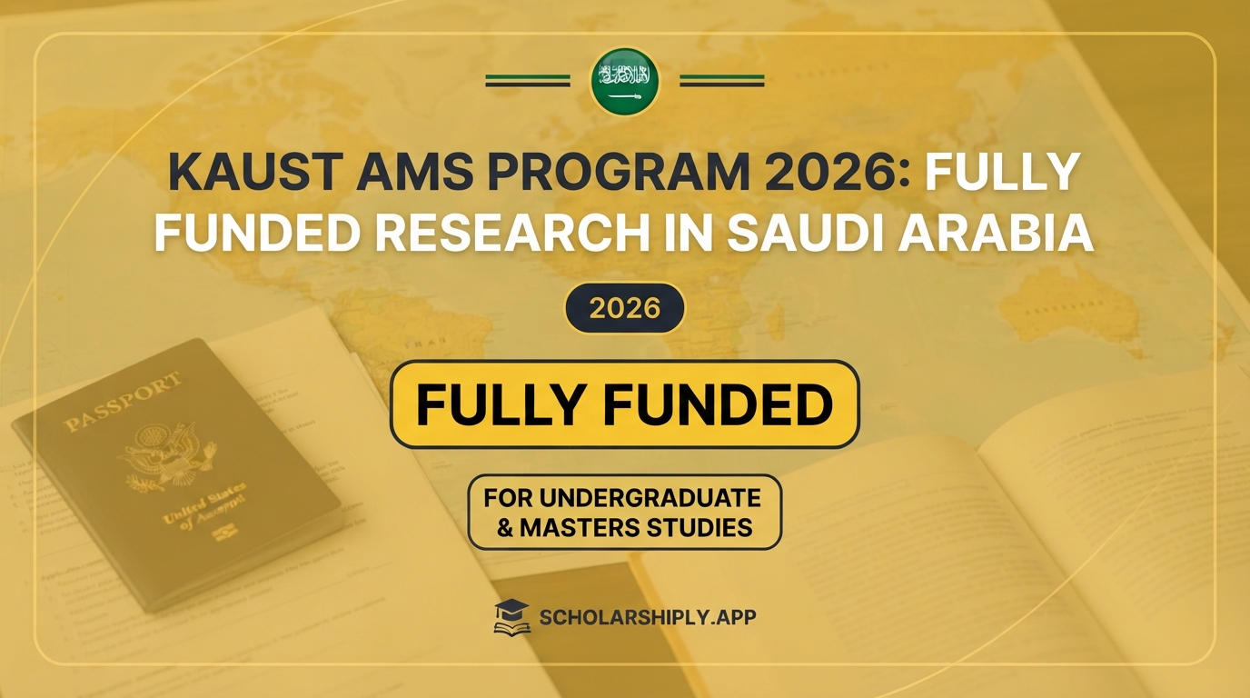 KAUST AMS program 2026: Fully funded research in Saudi Arabia