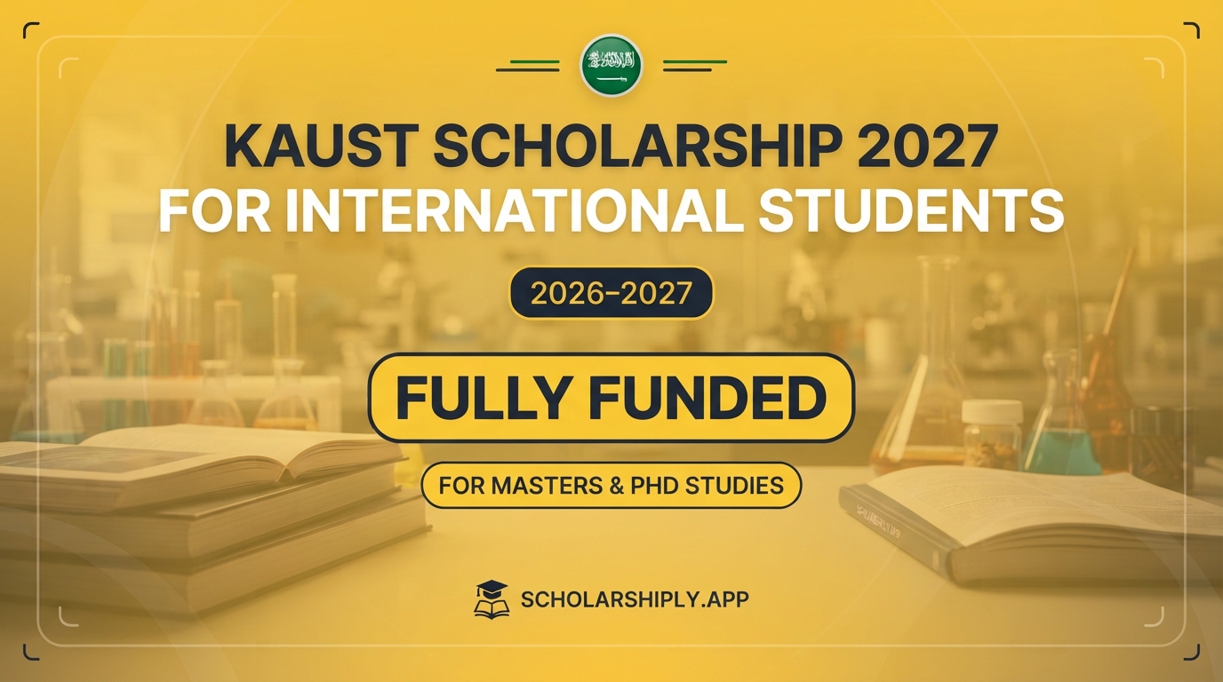 KAUST scholarship 2027 for International Students