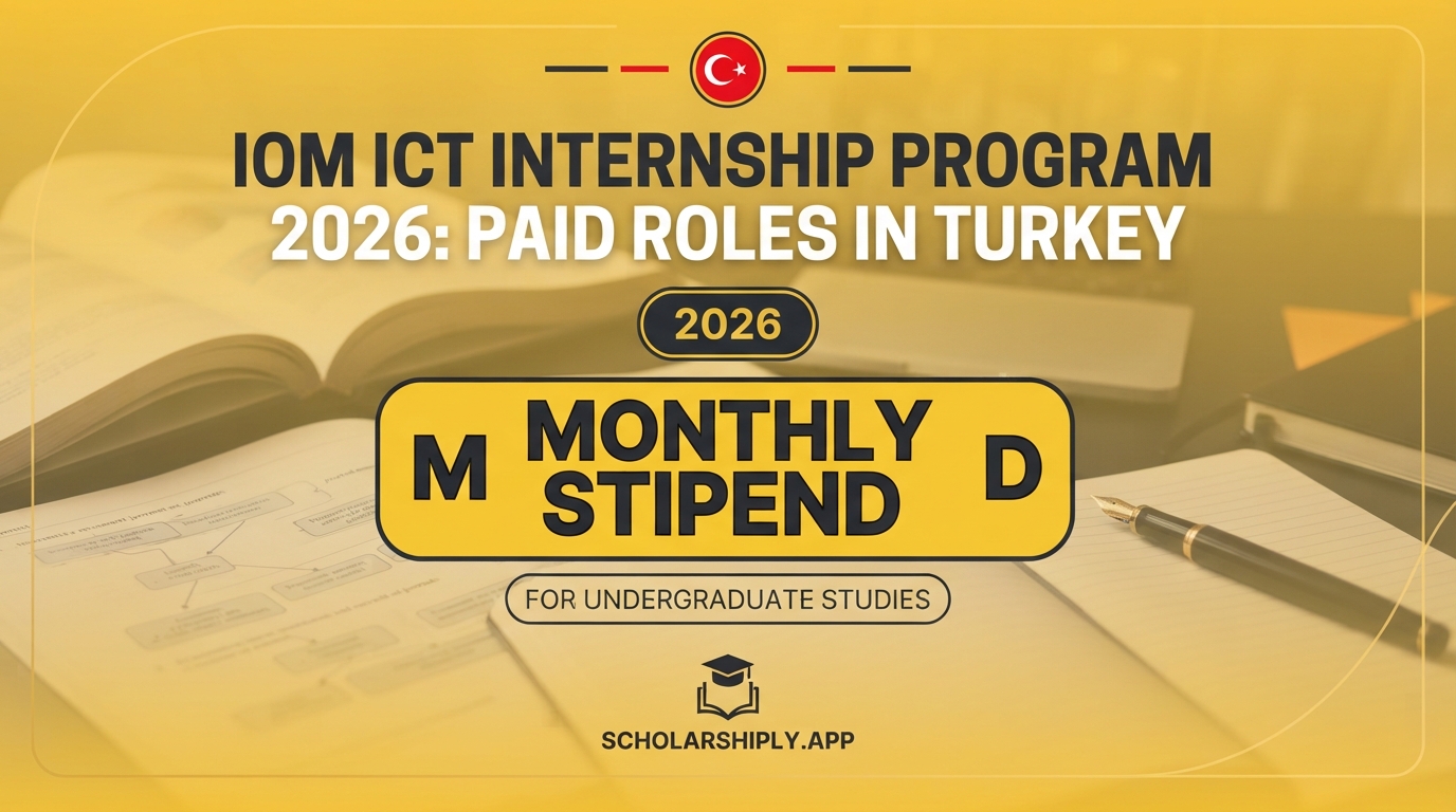 IOM ICT internship program 2026: Paid roles in Turkey