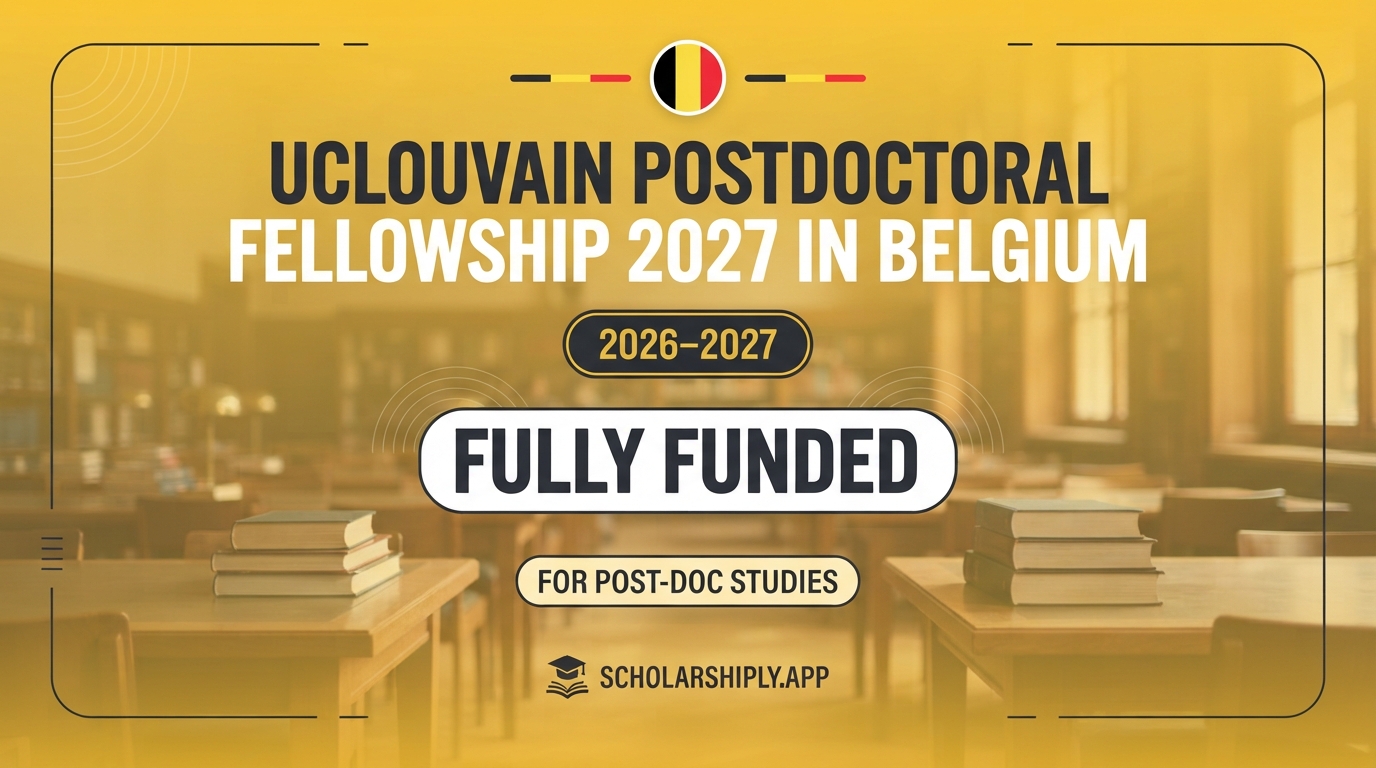 UCLouvain Postdoctoral Fellowship 2027 in Belgium