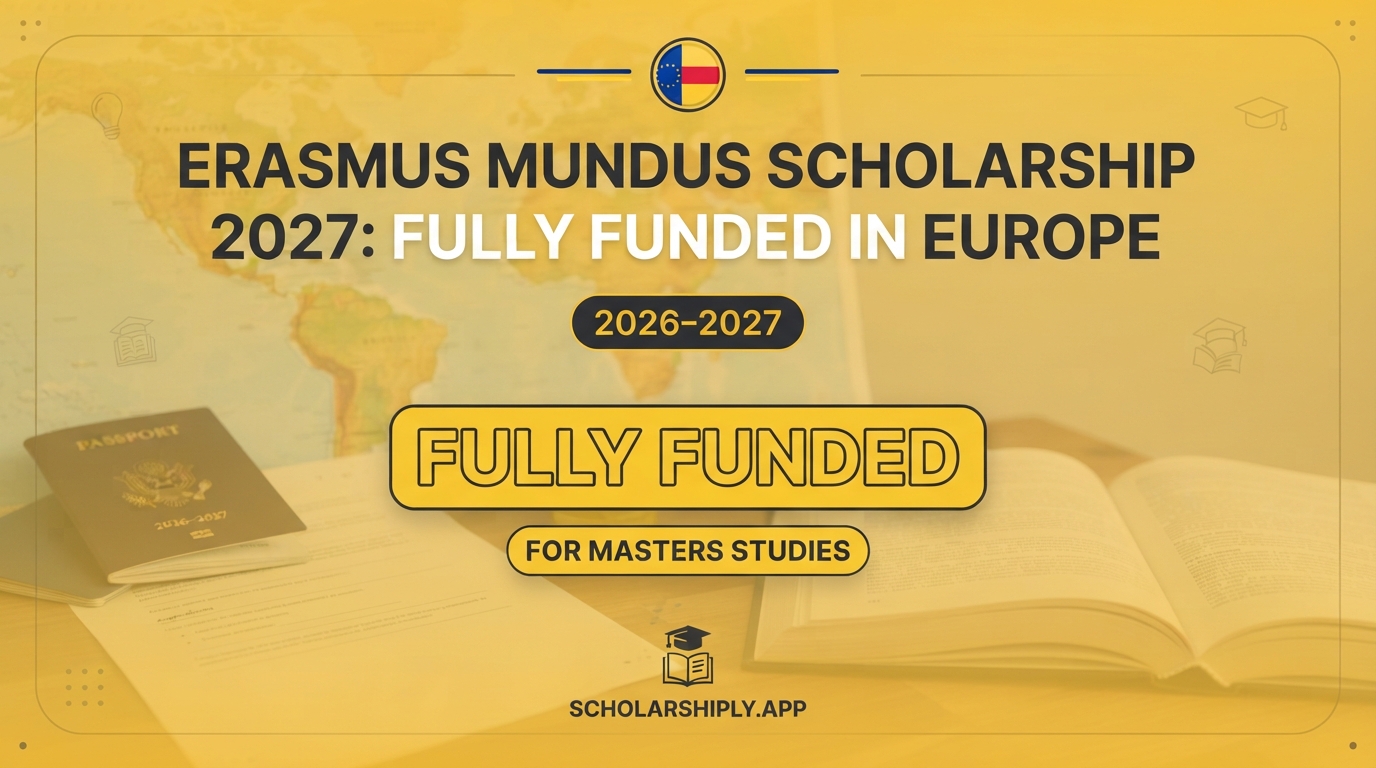 Erasmus Mundus Scholarship 2027: Fully Funded in Europe