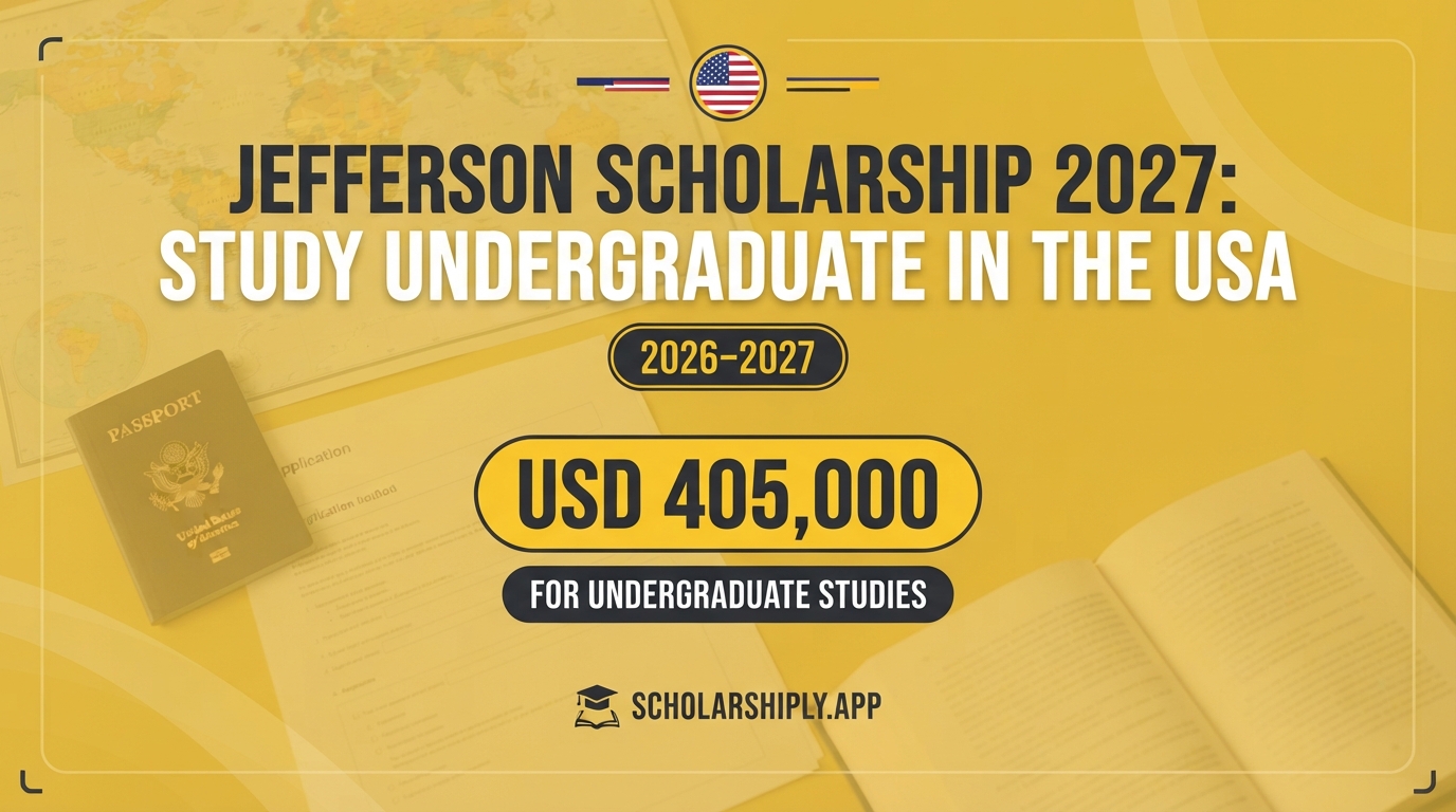Jefferson Scholarship 2027: Study Undergraduate in the USA