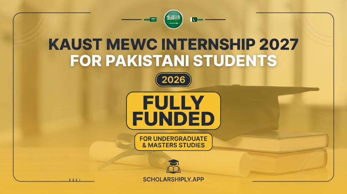 KAUST MEWC Internship 2027 for Pakistani Students